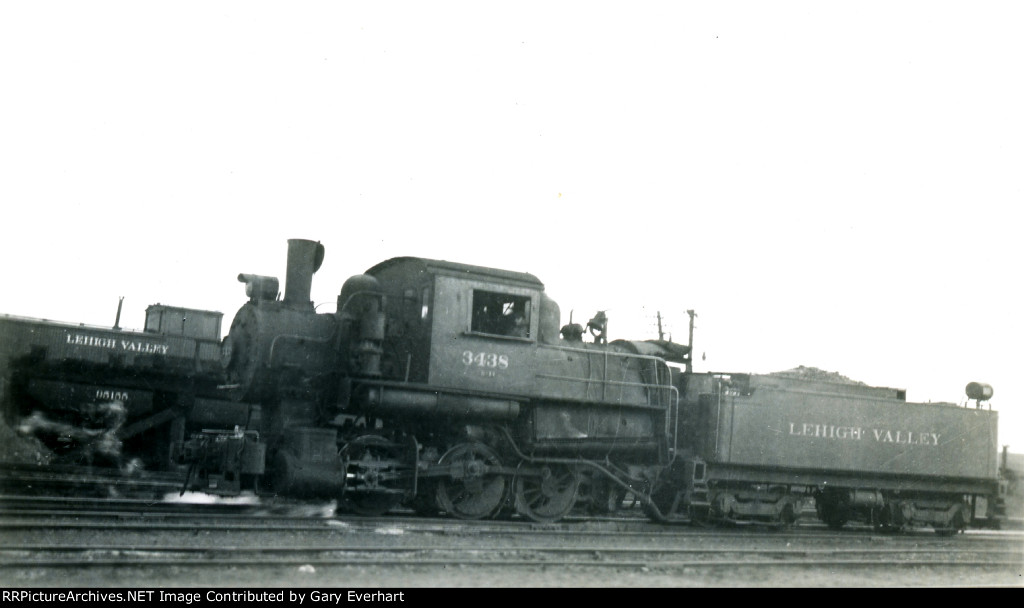 LV 0-6-0C #3438 - Lehigh Valley 